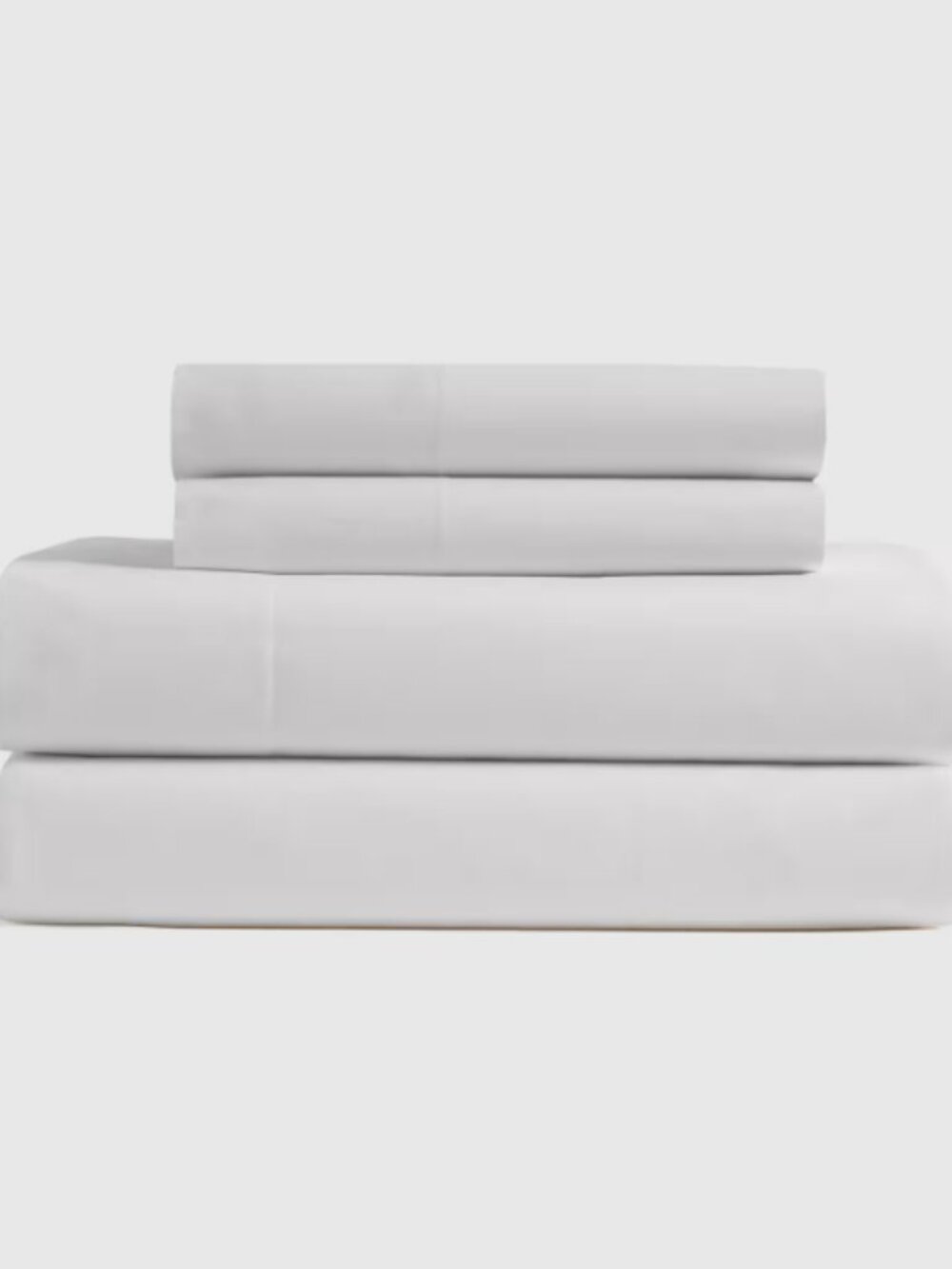 Quince Organic Crisp Percale Sheet Set White F/Q NEW